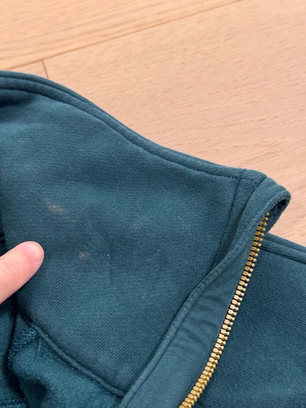 Lululemon Scuba Oversized Funnel Neck Half Zip Pullover Storm Teal M/L - Picture 11 of 12